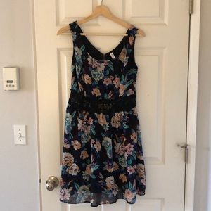 Flower Short Dress